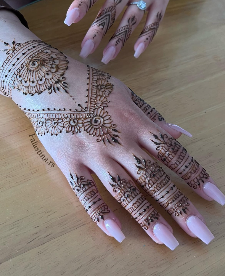 Henna Designs for Hands: Patterns from Beginner to Intermediate